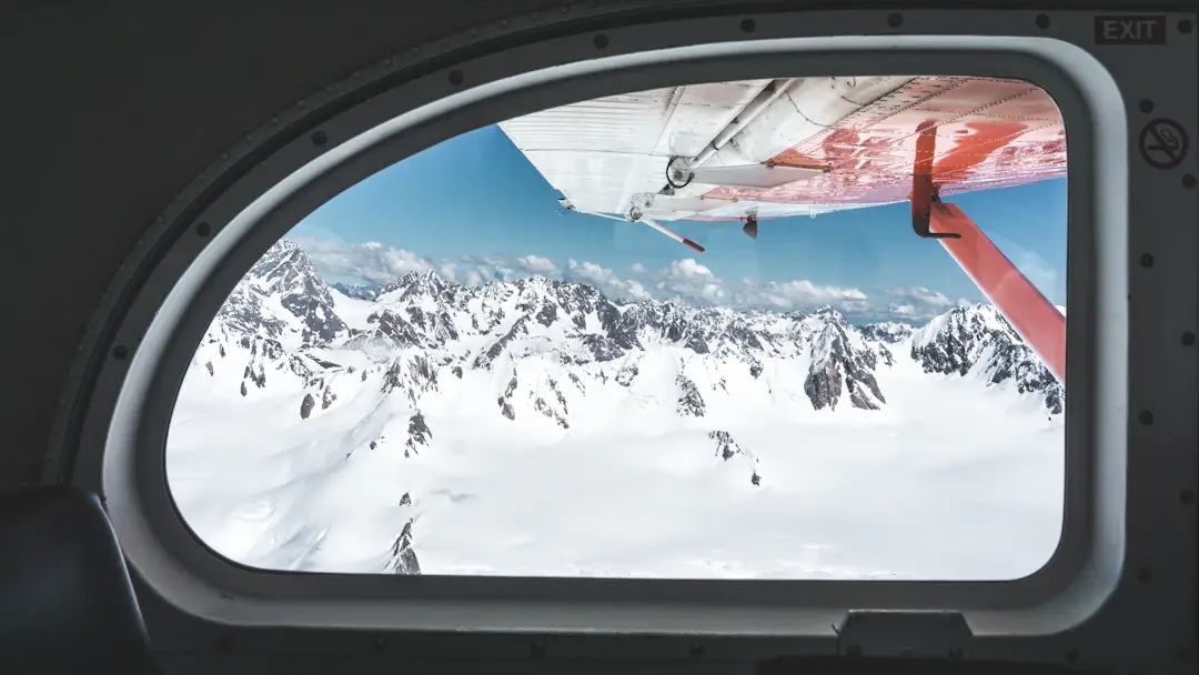Departure from Mont Blanc